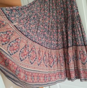 spell jasmine maxi skirt navy